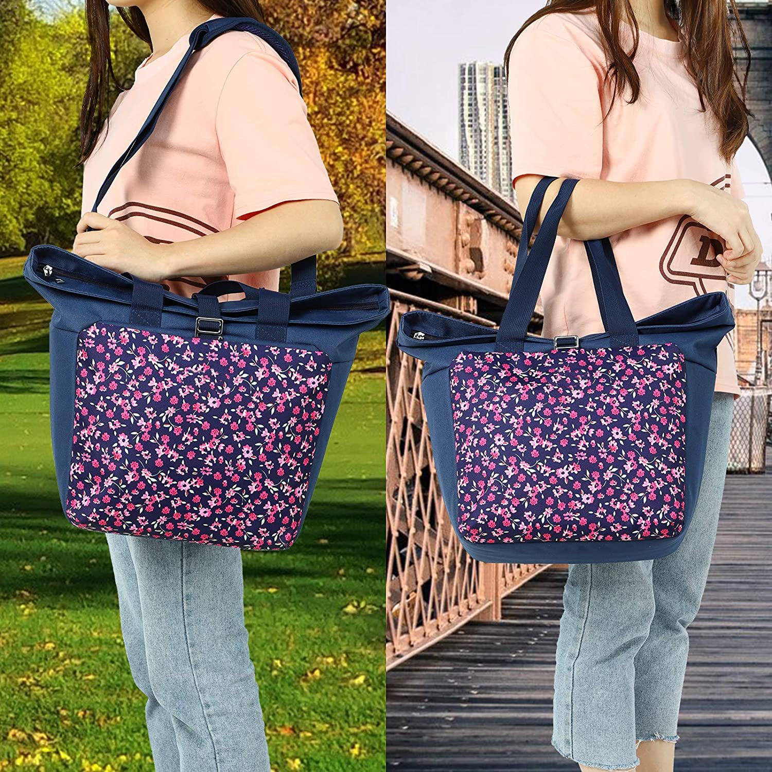 Bolsa portátil Bolsa de picnic Refrigerador Mochila Bolsas enfriadoras de alimentos Bolsa de nevera Suministros isotérmicos para acampar Almuerzo térmico Bolsa térmica aislada para alimentos Bolsa enfriadora para exteriores