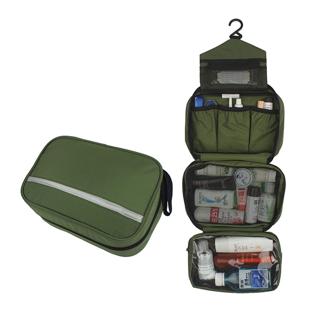 Maquillaje resistente al agua Bolsa de cosméticos Organizador de artículos de tocador de viaje Bolso cosmético Folderbale