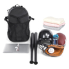 Mochila de béisbol de gimnasio para hombres bolsas de fútbol con ballcompartment y compartimento de zapatos para béisbol, fútbol, ​​entrenamiento de voleibol Basepall bols