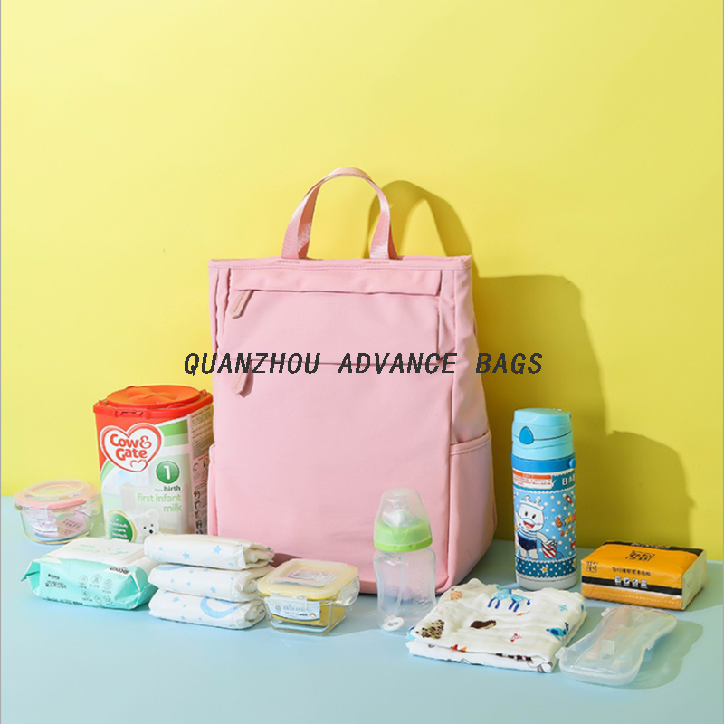 Venta al por mayor Mochila de momia Bolsa de bebé impermeable Bolsas de pañales Mochila portátil Paquete multifuncional Mochila Mochila de viaje Bolsa