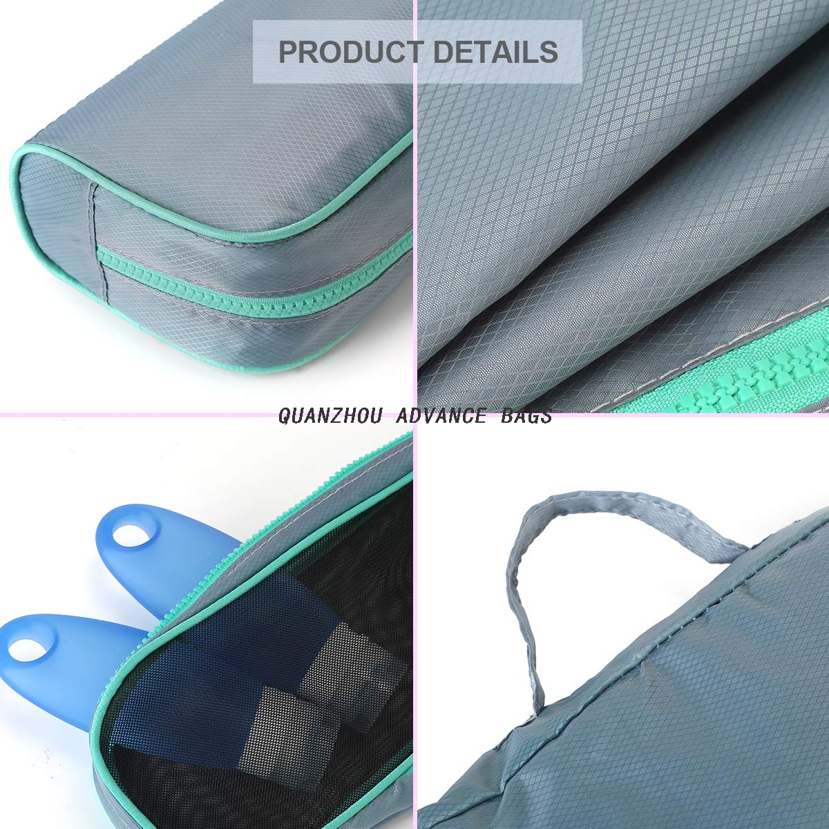 Juego de bolsas organizadoras de viaje BOLSA plegable ligera Bolsas organizadoras de equipaje de viaje 7 piezas Juego de bolsas de cubos de embalaje Personalizado a prueba de agua