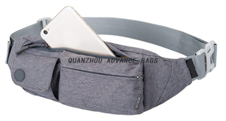 Promoción al por mayor Moda impermeable Deporte al aire libre Correr Riñonera Logotipo personalizado Sencillo Hombres Mujeres Riñonera informal Riñonera