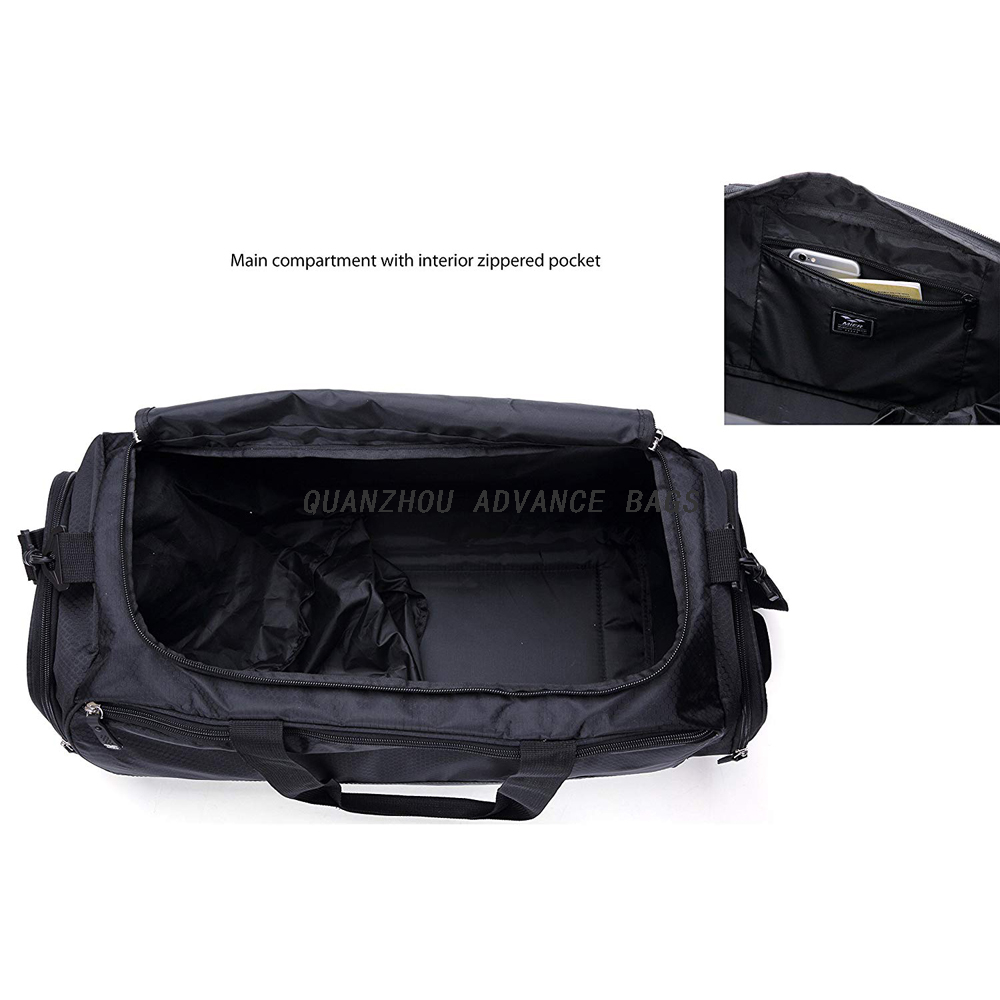 Bolsas de viaje al aire libre de gran capacidad personalizadas Desiger Bolsa de viaje de senderismo Bolsa deportiva de lujo para gimnasio de negocios con compartimento para zapatos