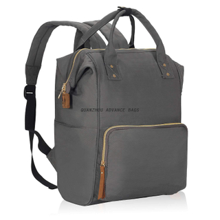 Mochila promocional impermeable del pañal del bolso del bebé del viaje de la mochila de la bolsa de pañales de la mamá de la gran capacidad