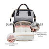 Mochila de pañales portátil práctica para mamá con bolsillos para botellas Mochila de almacenamiento múltiple fácil de agarrar