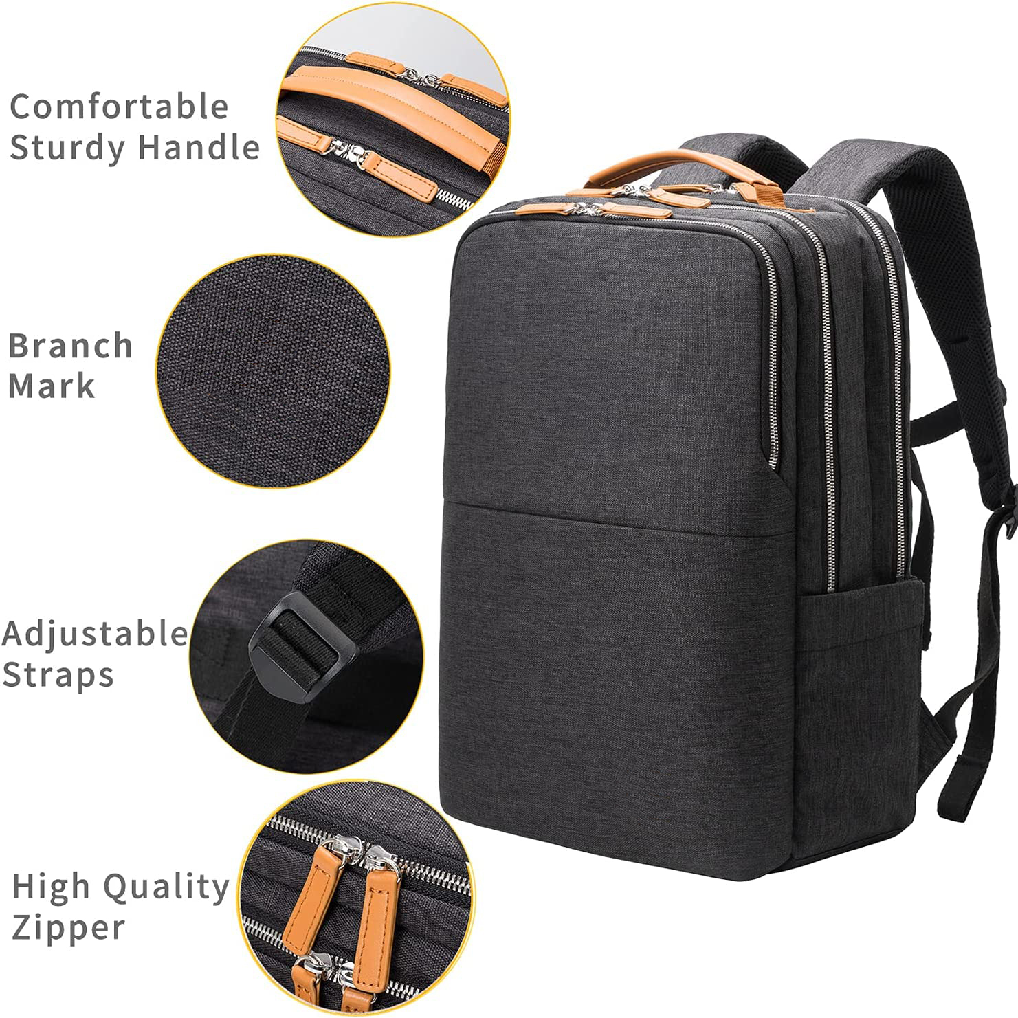 Mochila universitaria de la escuela de negocios de la escuela de negocios Daypack mochila mochila grande de viajes mochila en la mochila, senderismo