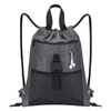 Bolsa de mochila con cordón con bolsas Saco deportivo con mango de mochila con cordón Viajes para hombres Mujeres