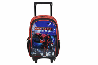 Mochila con ruedas de alta capacidad para niños de la escuela Spider-Man Cartoon trolley de viaje para adolescentes con ruedas