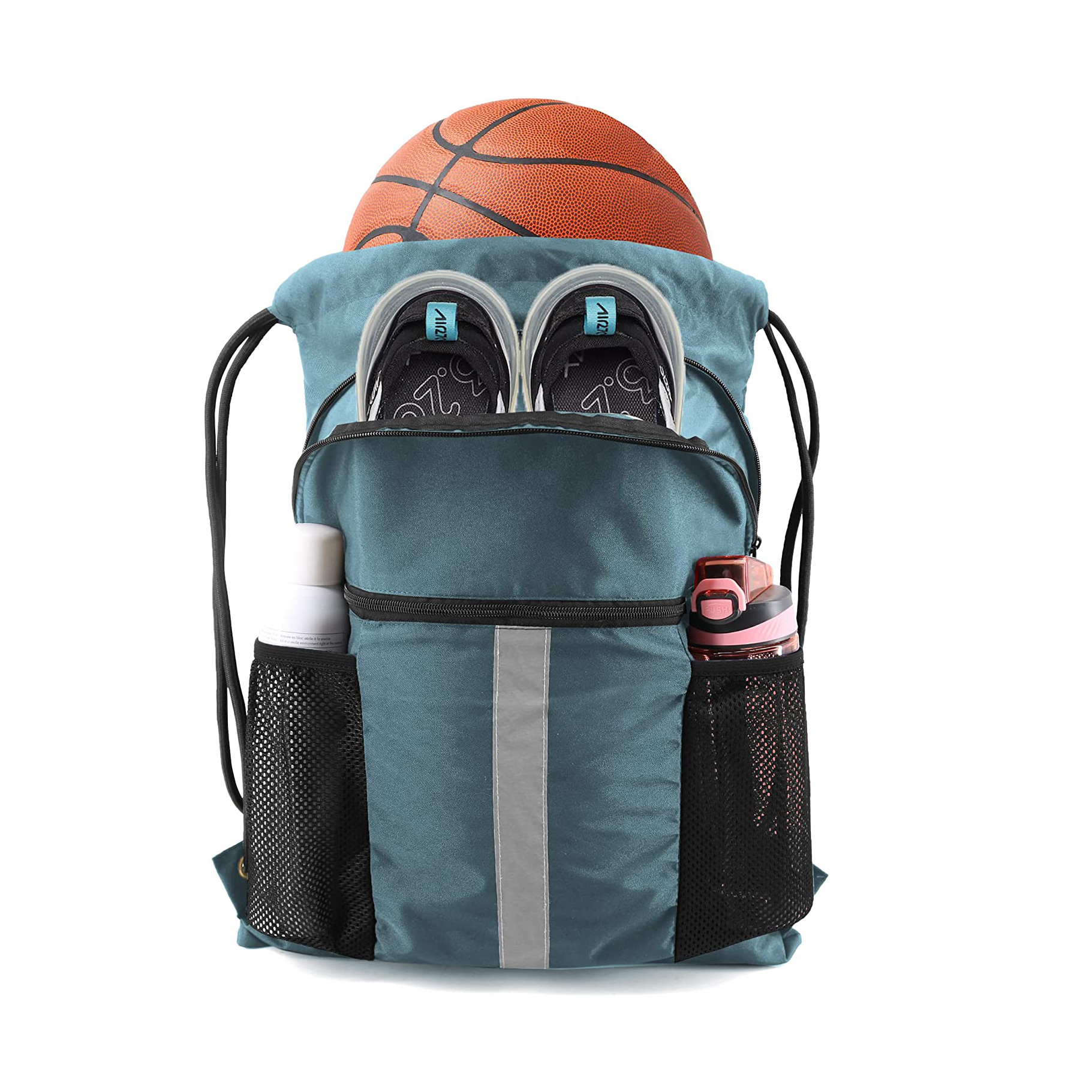 Bolsa de mochila con cordón con cuerda de comparación de zapatos Cinch Sackpack para unisex