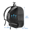 Mochila de béisbol de gimnasio para hombres bolsas de fútbol con ballcompartment y compartimento de zapatos para béisbol, fútbol, ​​entrenamiento de voleibol