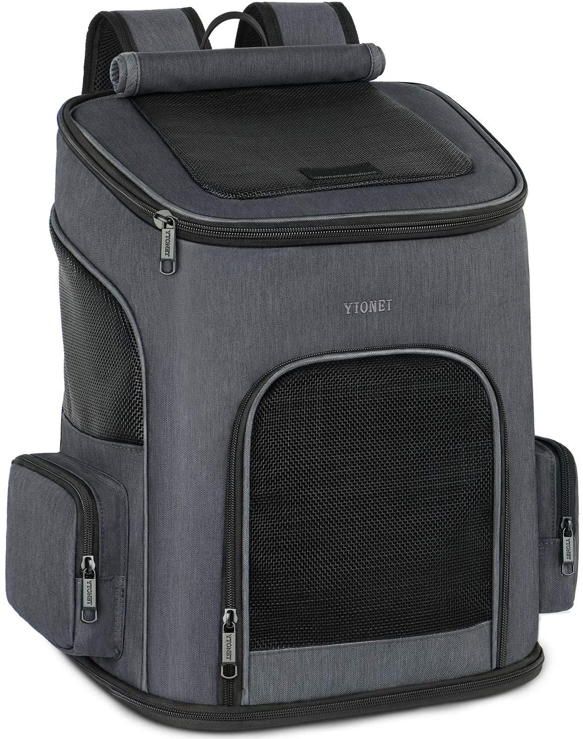 AD-PB02 Logotipo de color personalizado plegable portátil suave portador de mascotas perro gato bolsa de viaje bolsa para mascotas