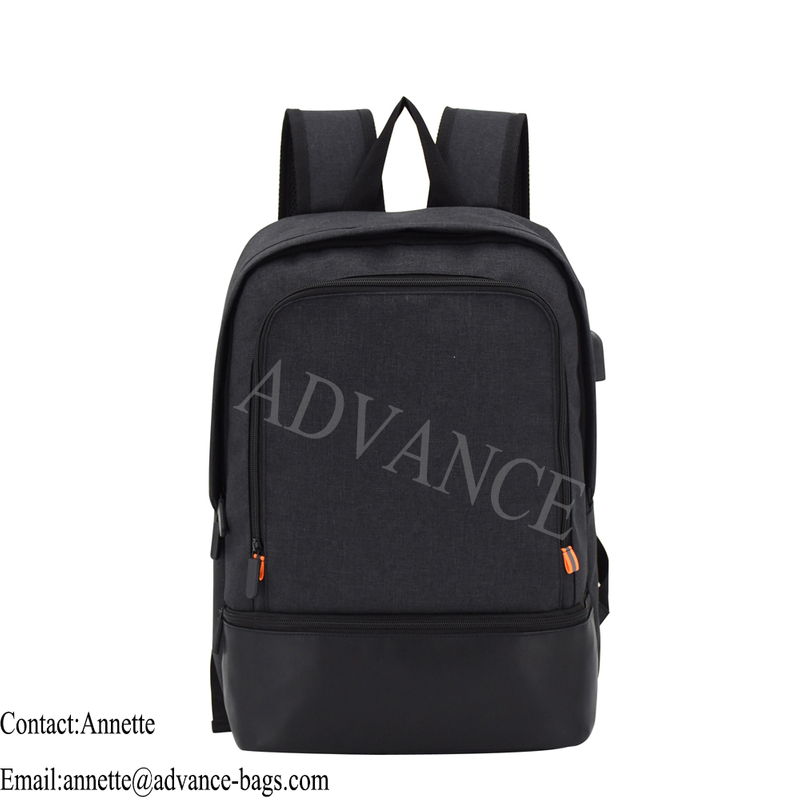 Fábrica multifuncional Durable Business USB Charginig Viajes al aire libre Mochila de negocios y ocio Mochila para computadora portátil Mochila impermeable para la universidad