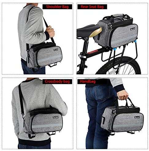 Bolsa de transporte para bicicleta de viaje impermeable profesional impermeable bicicleta de montaña bicicleta de carretera doble alforja bolsa trasera portabicicletas bolsa de viaje para marco
