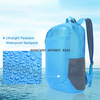 Mochila ultraligera plegable de alta calidad al por mayor ligera para acampar, deportes al aire libre, bolsa personalizada, impermeable, senderismo, viaje, escalada, mochilas