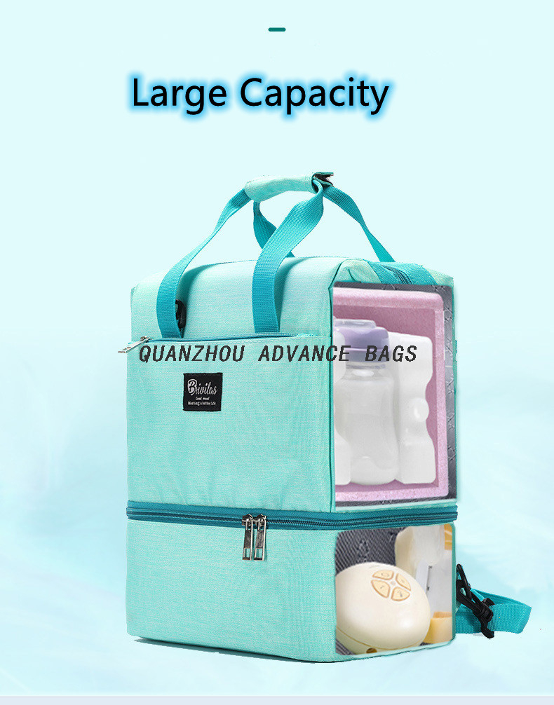 El bolso portátil avanzado para el OEM acepta el logotipo modificado para requisitos particulares Bolso del refrigerador de la comida con aislamiento del almuerzo térmico barato Bolso al aire libre del refrigerador