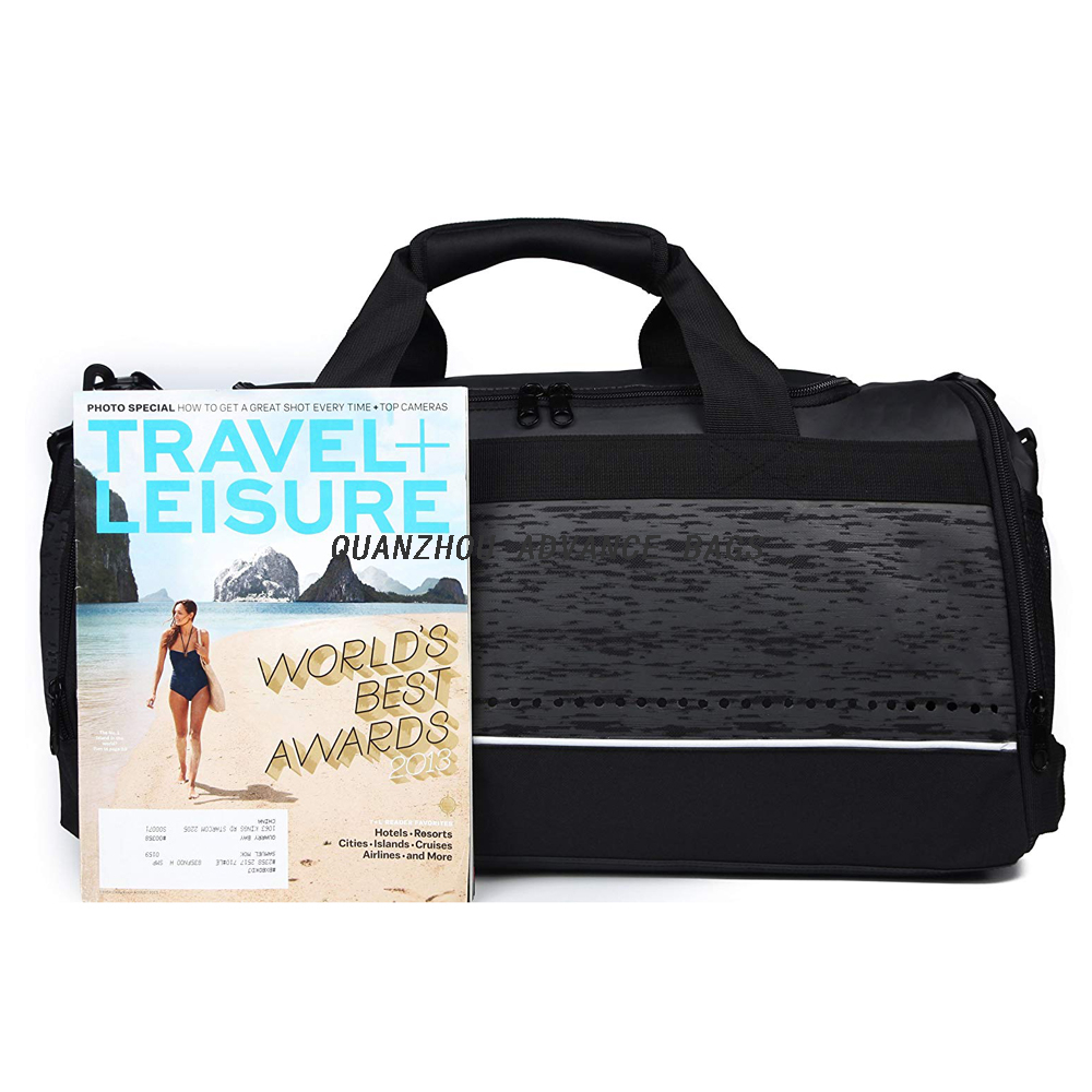 Bolsas de viaje al aire libre de gran capacidad personalizadas Desiger Bolsa de viaje de senderismo Bolsa deportiva de lujo para gimnasio de negocios con compartimento para zapatos