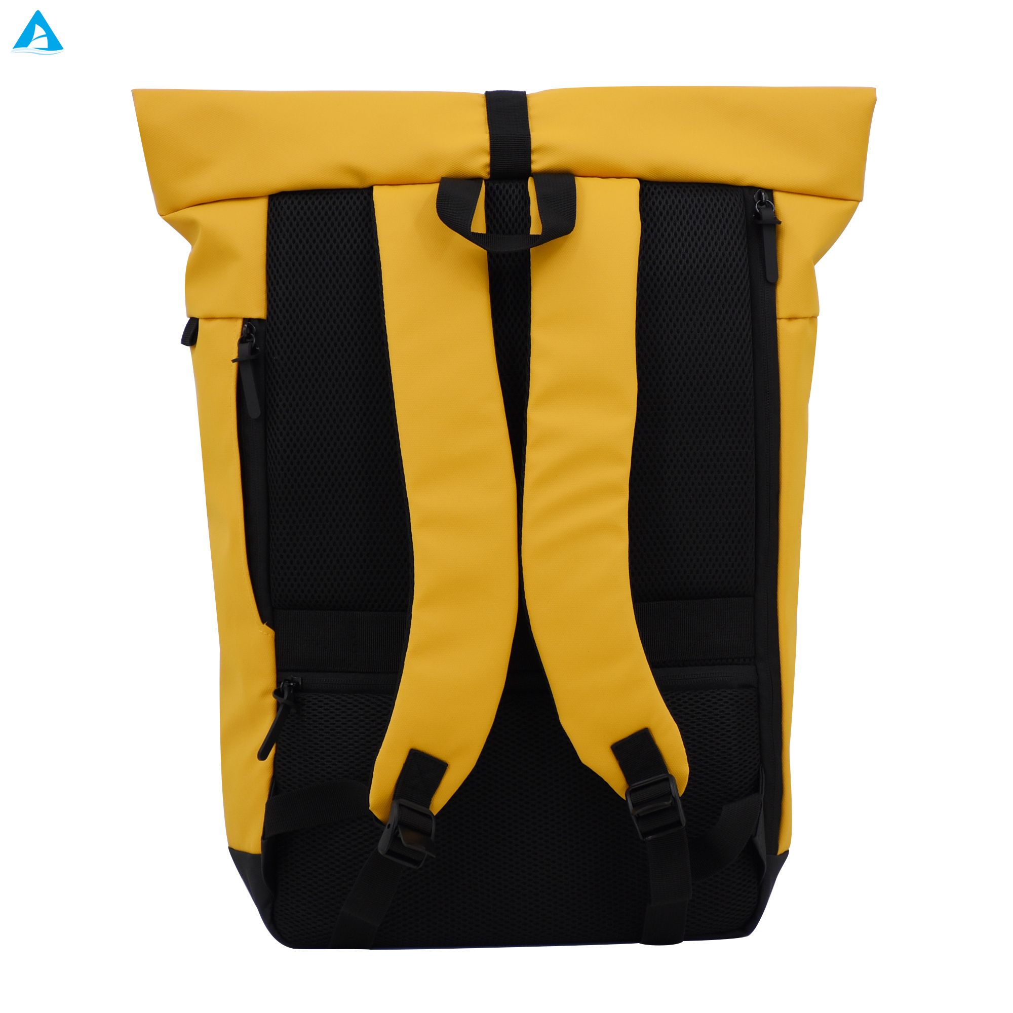 Mochila para la computadora portátil PU poliéster mochila convertible mochila para hombres y mujeres mochila de viaje con compartimento portátil con bolsa de lona para el gimnasio, trabajo, mochila deportiva