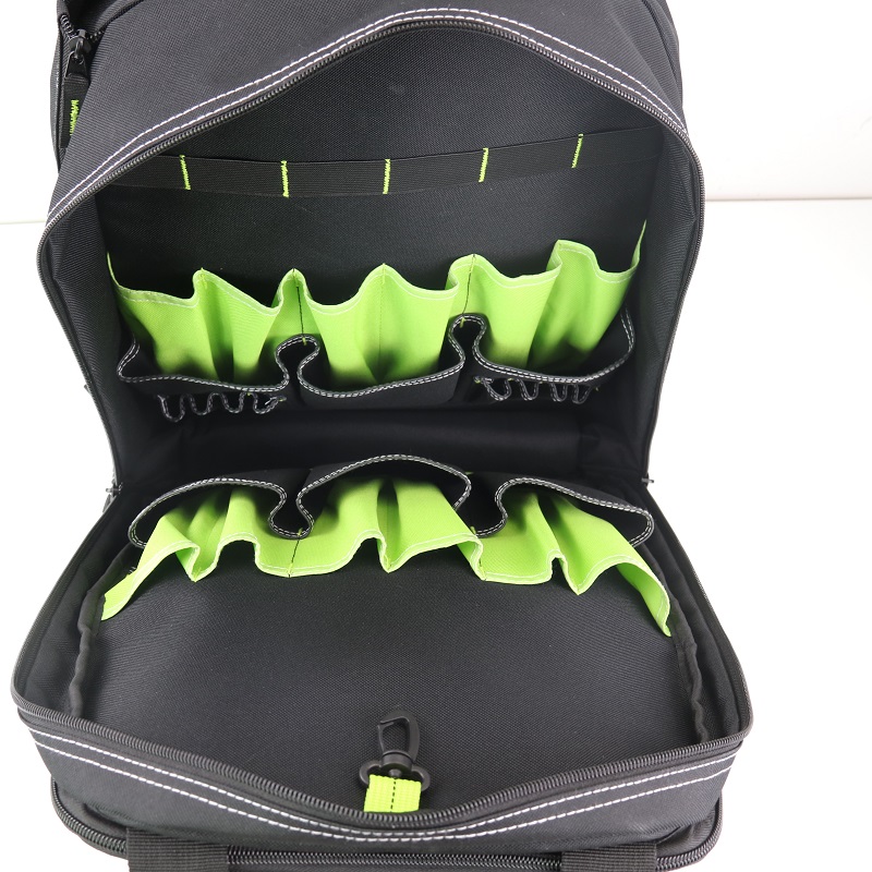 Bolsa de herramientas de la mochila del almacenamiento del bolso de la herramienta del electricista de servicio pesado ligero multifuncional personalizado