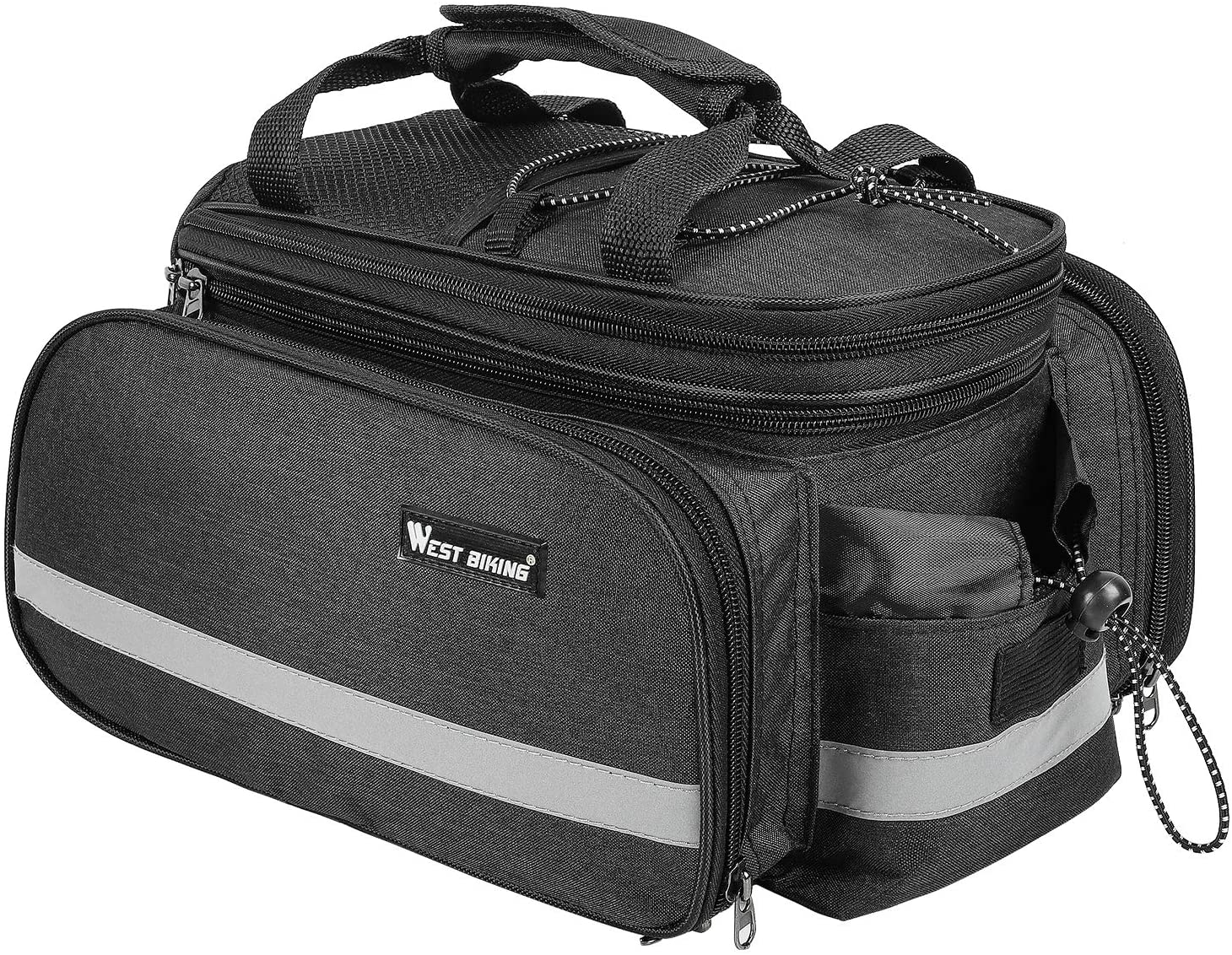 Bolsa de transporte para bicicleta de viaje impermeable profesional impermeable bicicleta de montaña bicicleta de carretera doble alforja bolsa trasera portabicicletas bolsa de viaje para marco