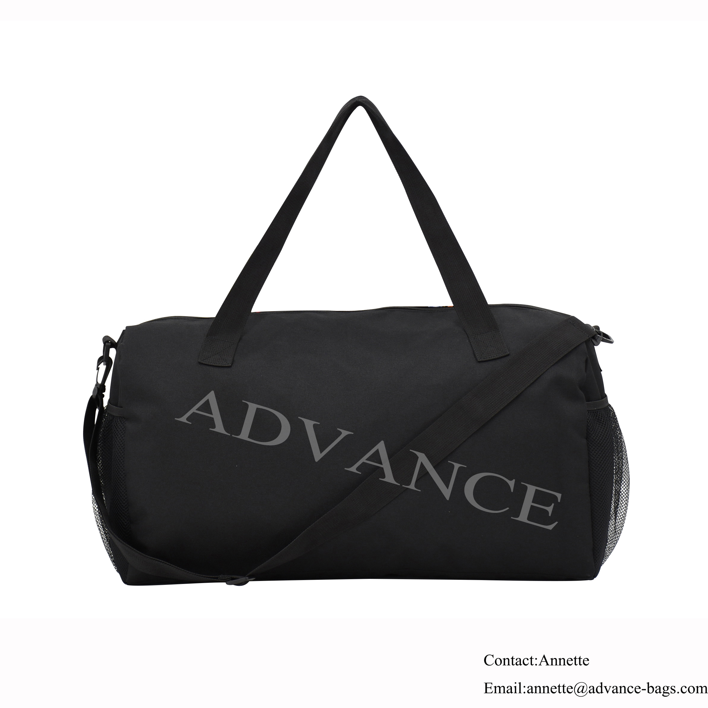 Bolsas de viaje de equipaje personalizadas OEM y ODM avanzadas de alta capacidad, elegantes, deportivos, para gimnasio, compartimento al aire libre, bolsa de lona, ​​bolsa de YOGA con impresión