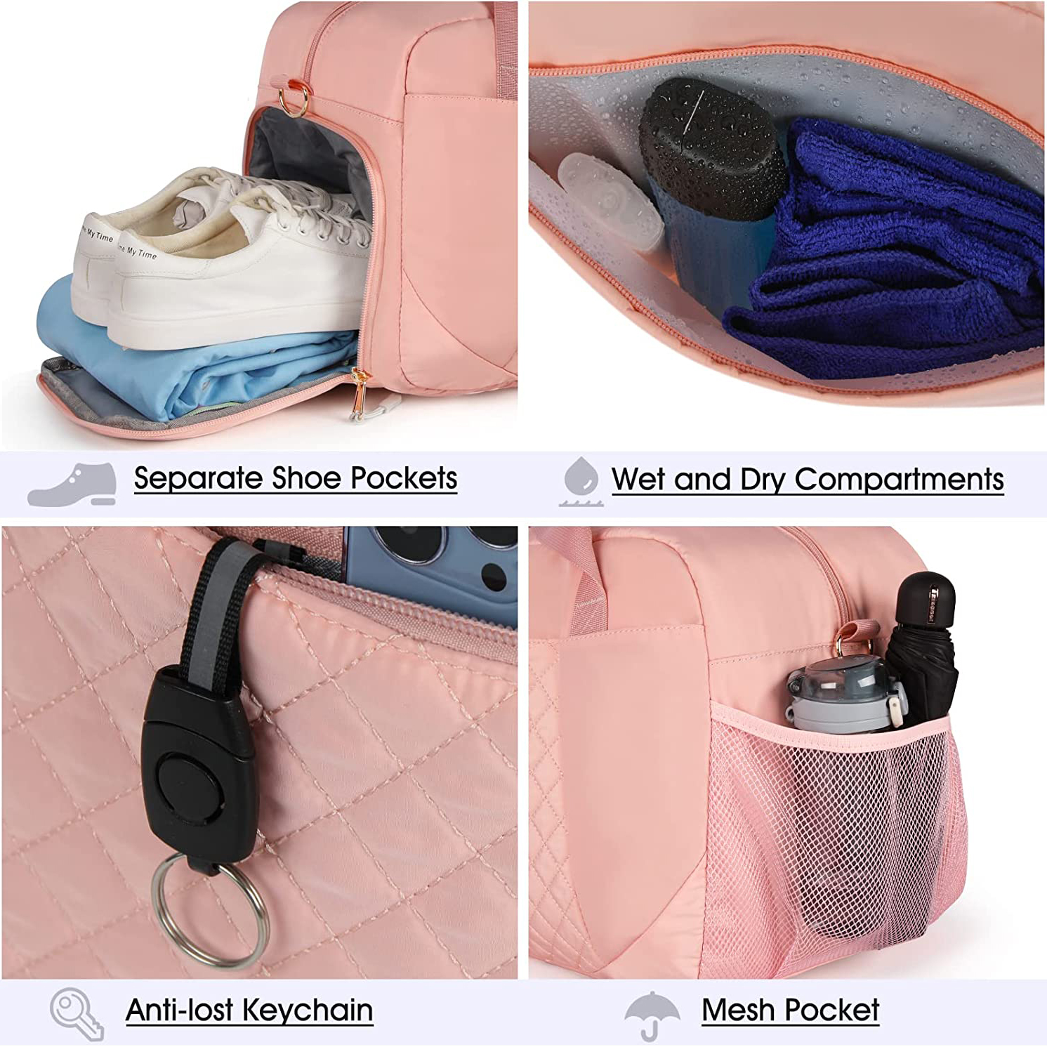 Bolsa de viaje Bolsa de gimnasia Bolsa de deportes Bolsas de viaje Bolsas de lona duradera Bolso de bolsas de entrenamiento de ejercicios