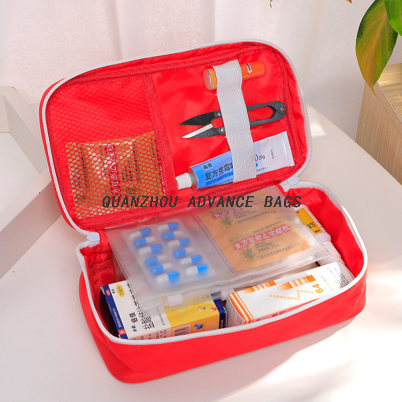 Kit de primeros auxilios grande vacío, caja médica de emergencia, viaje portátil, acampada al aire libre, bolsa médica de supervivencia, gran capacidad, hogar / coche