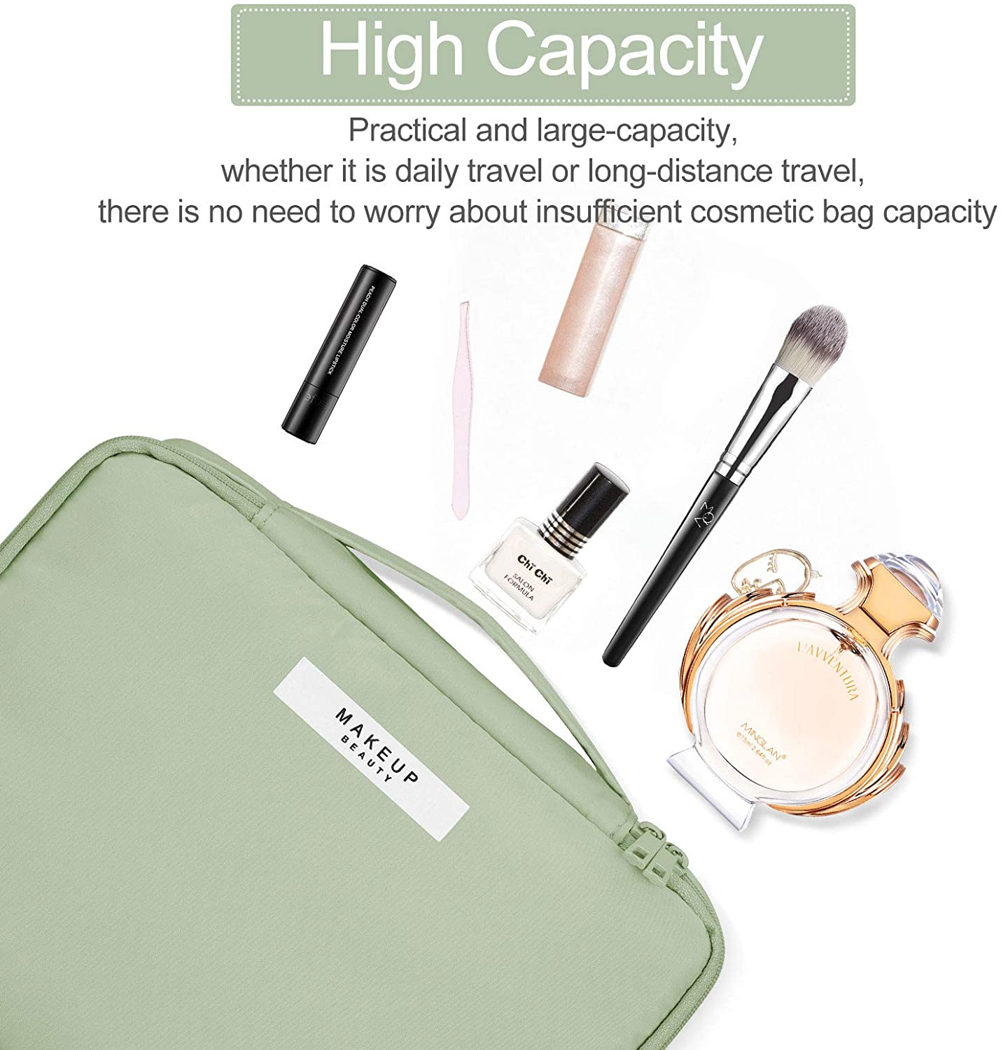 El diseño del OEM de la fábrica es el bolso cosmético diario gris promocional de la bolsa del neceser de los hombres del totalizador de la prenda impermeable