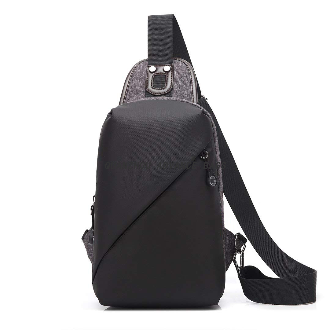 Comercio al por mayor Logotipo personalizado Bandolera Senderismo Viajes Deportes Sling Bag Crossbody Messenger Sling Bag