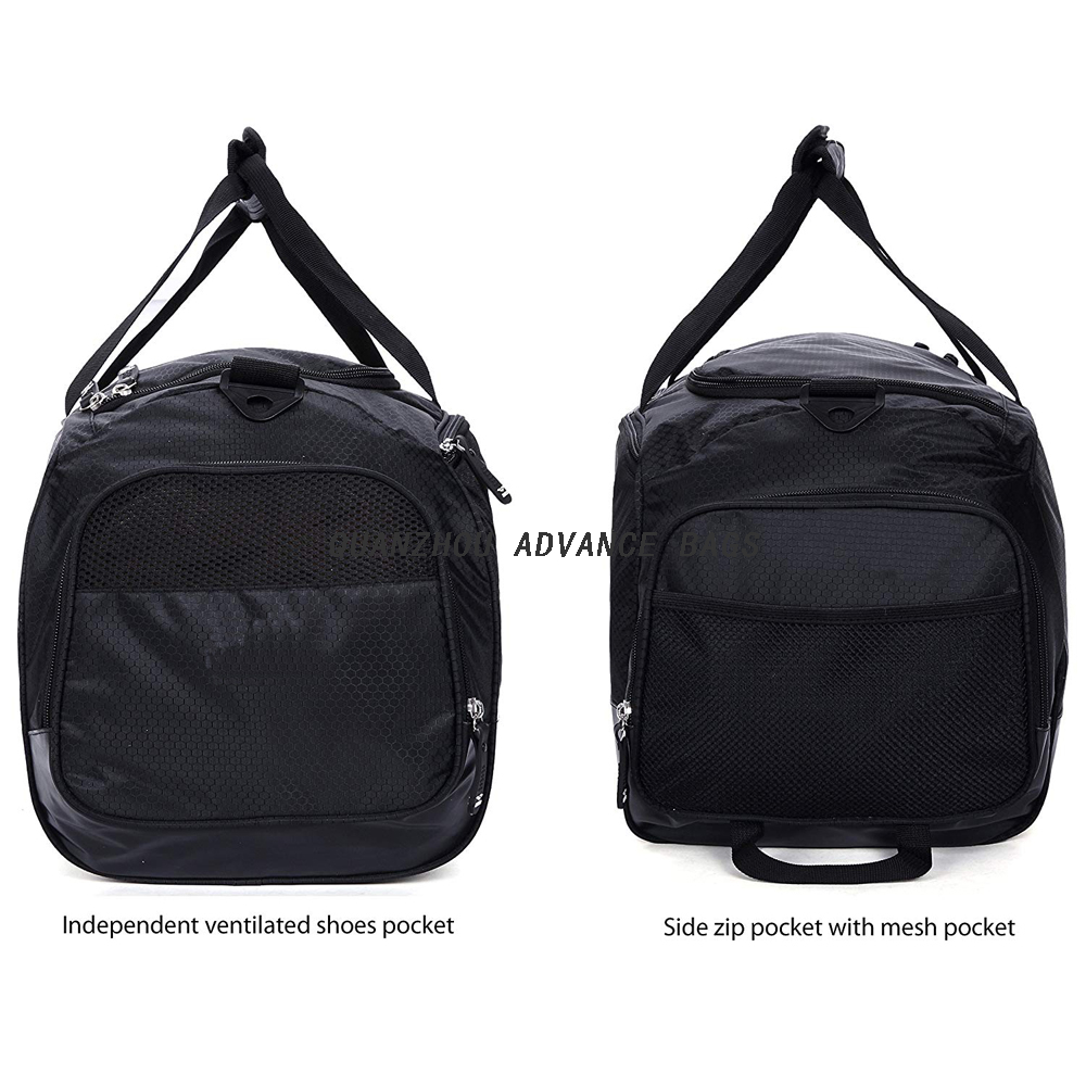 Bolsas de viaje al aire libre de gran capacidad personalizadas Desiger Bolsa de viaje de senderismo Bolsa deportiva de lujo para gimnasio de negocios con compartimento para zapatos