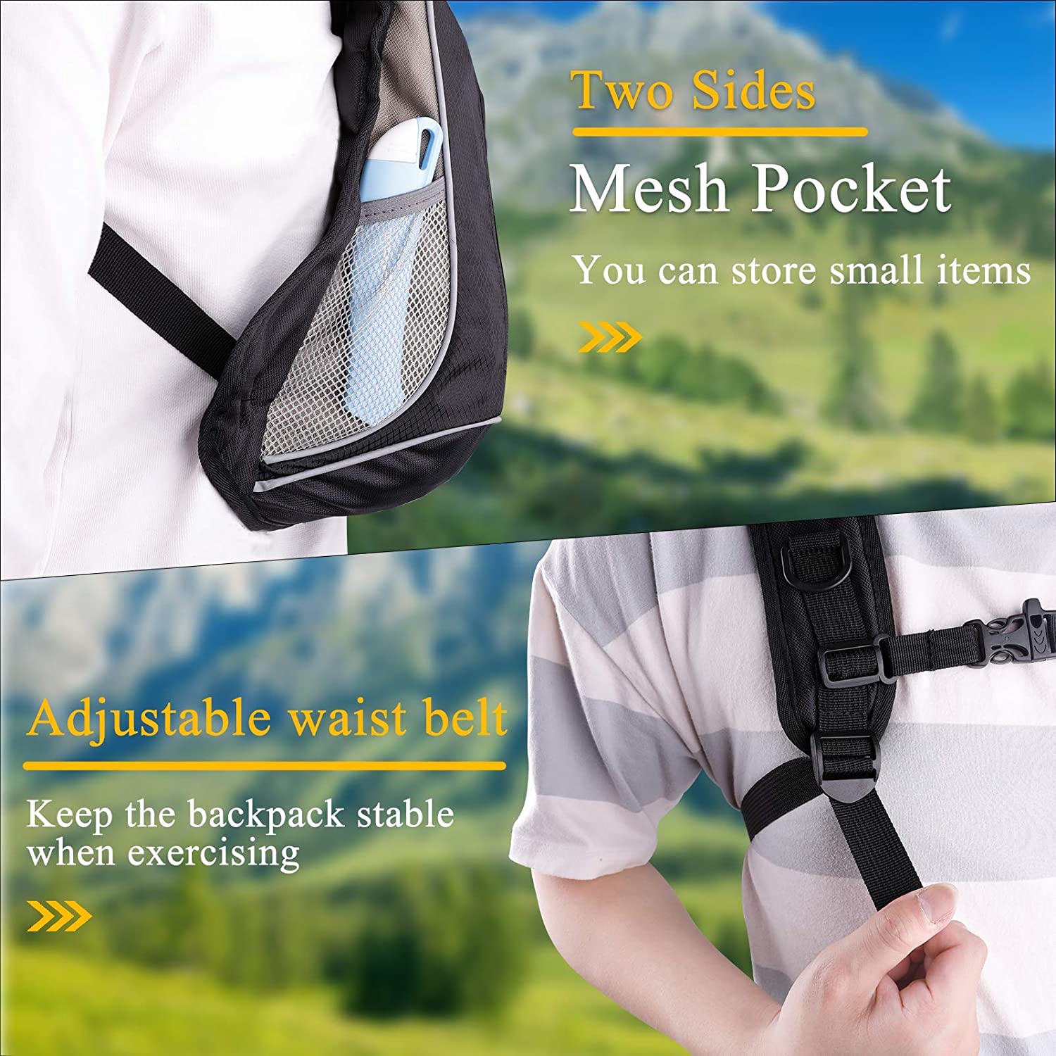 2021 Mochila de hidratación para exteriores Bolsa de ciclismo Sendero para montar en bicicleta Senderismo Deporte Hombres Ciclismo Paquete para correr Mochila de hidratación resistente