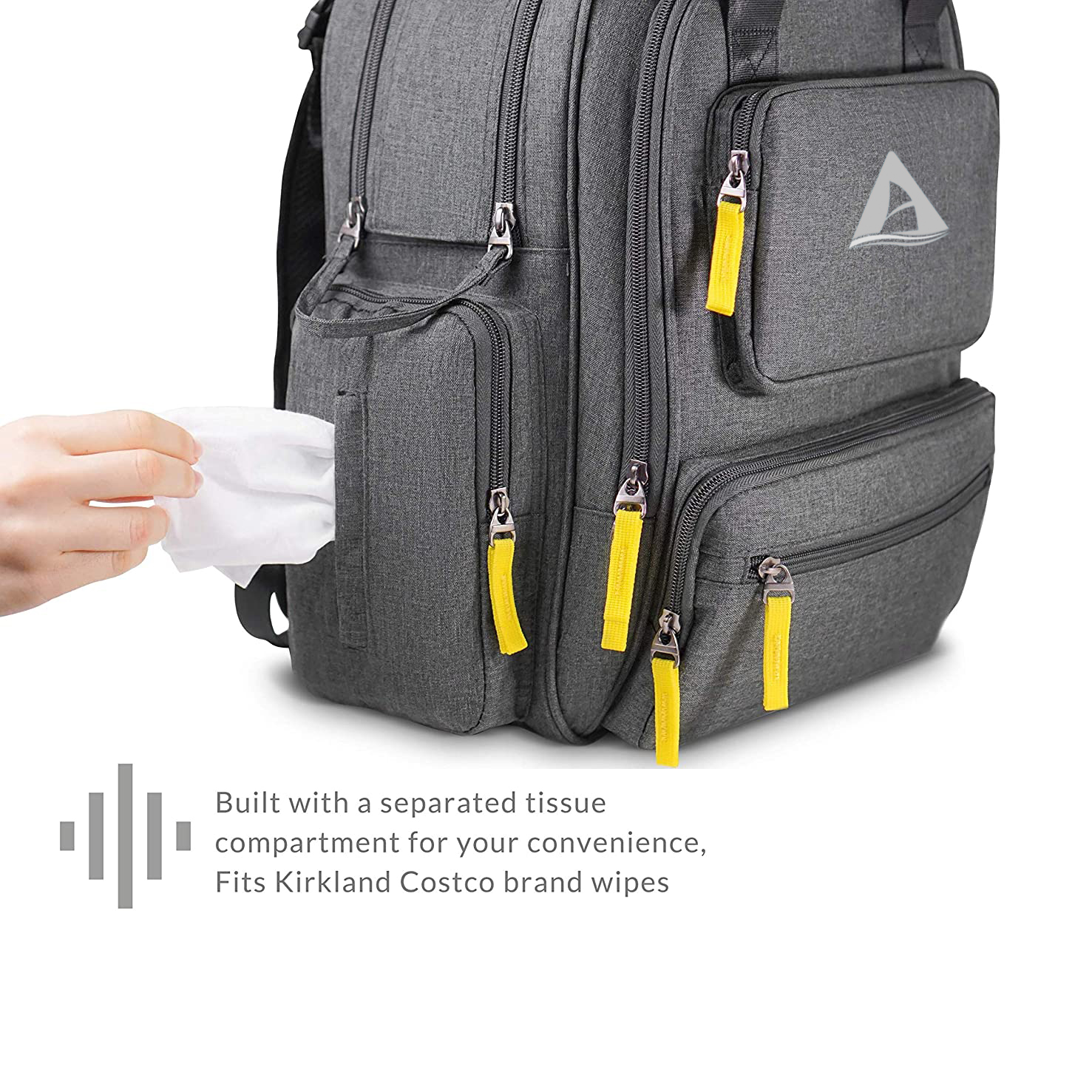 Wholsale impermeable de gran capacidad mamá bolsa de pañales mochila de viaje al aire libre bolsa de pañales mochila