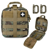 Bolsa de primeros auxilios tácticos, bolsas de EMT RIP-Avance Military Ifak Medical Bag Medical Emergency Survival Kit Diseño de liberación rápida incluye parche de cruz roja