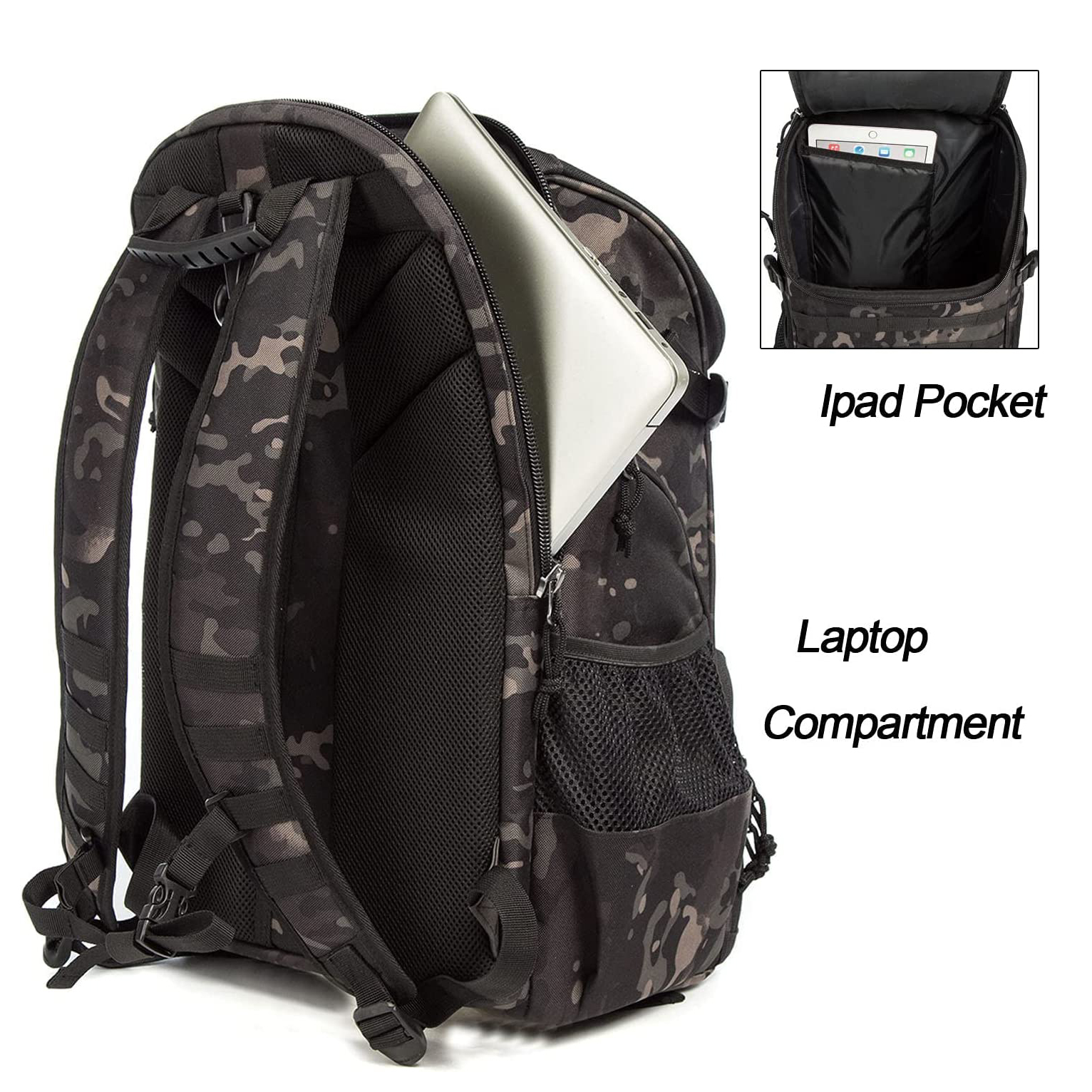 Mochila de baloncesto para hombres, bolsa de fútbol con compartimento para pelotas y compartimento para zapatos para baloncesto, fútbol, ​​entrenamiento de voleibol