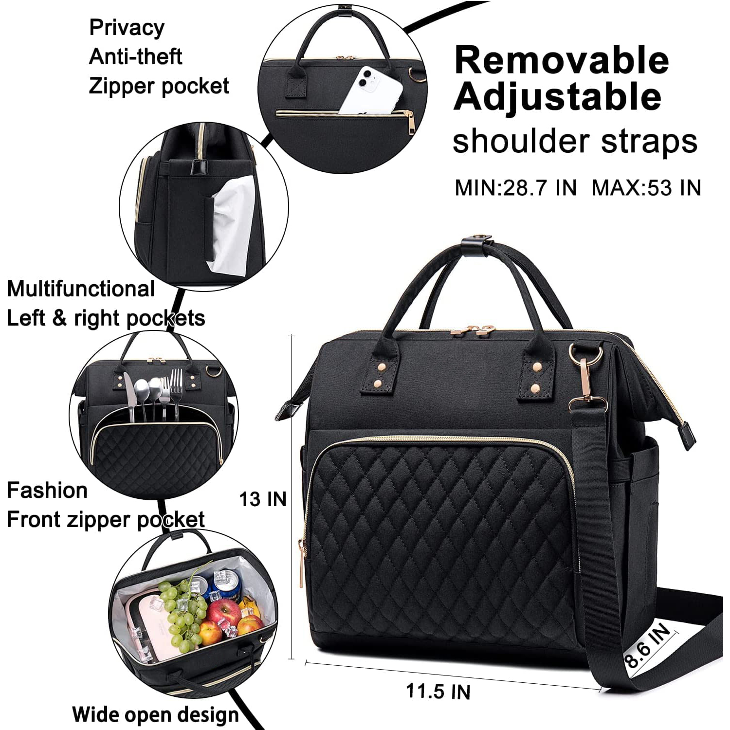  Bolsa portátil Bolsa de picnic refrigerador mochila bolsas refrigerador bolsas de refrigerador