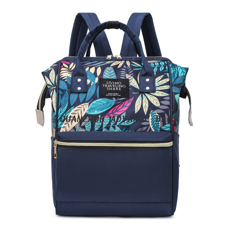 Mochila portátil multifuncional para mamá Mochila impermeable para bebé Bolsas para pañales Mochila portátil Paquete multifuncional Mochila Mochila de viaje Bolsa