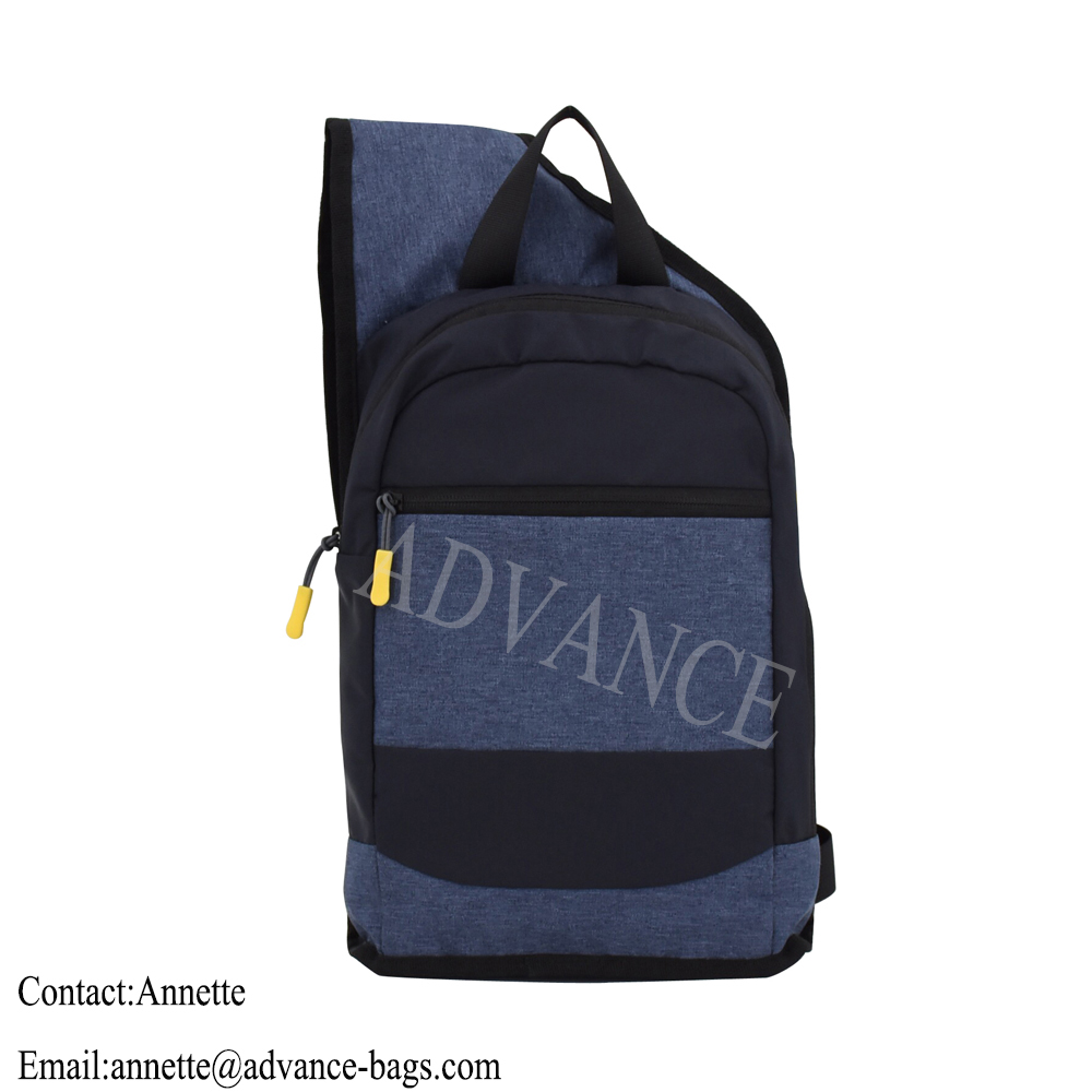 Nuevo diseño de logotipo personalizado bandolera Senderismo Viajes Deportes Sling Bag Crossbody Messenger Sling Bag