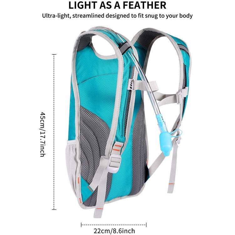 2021 Bolsa para montar en bicicleta al aire libre Senderismo Deporte Hombres Ciclismo Paquete para correr Chaleco de hidratación resistente Mochila Mochila de hidratación Bolsa