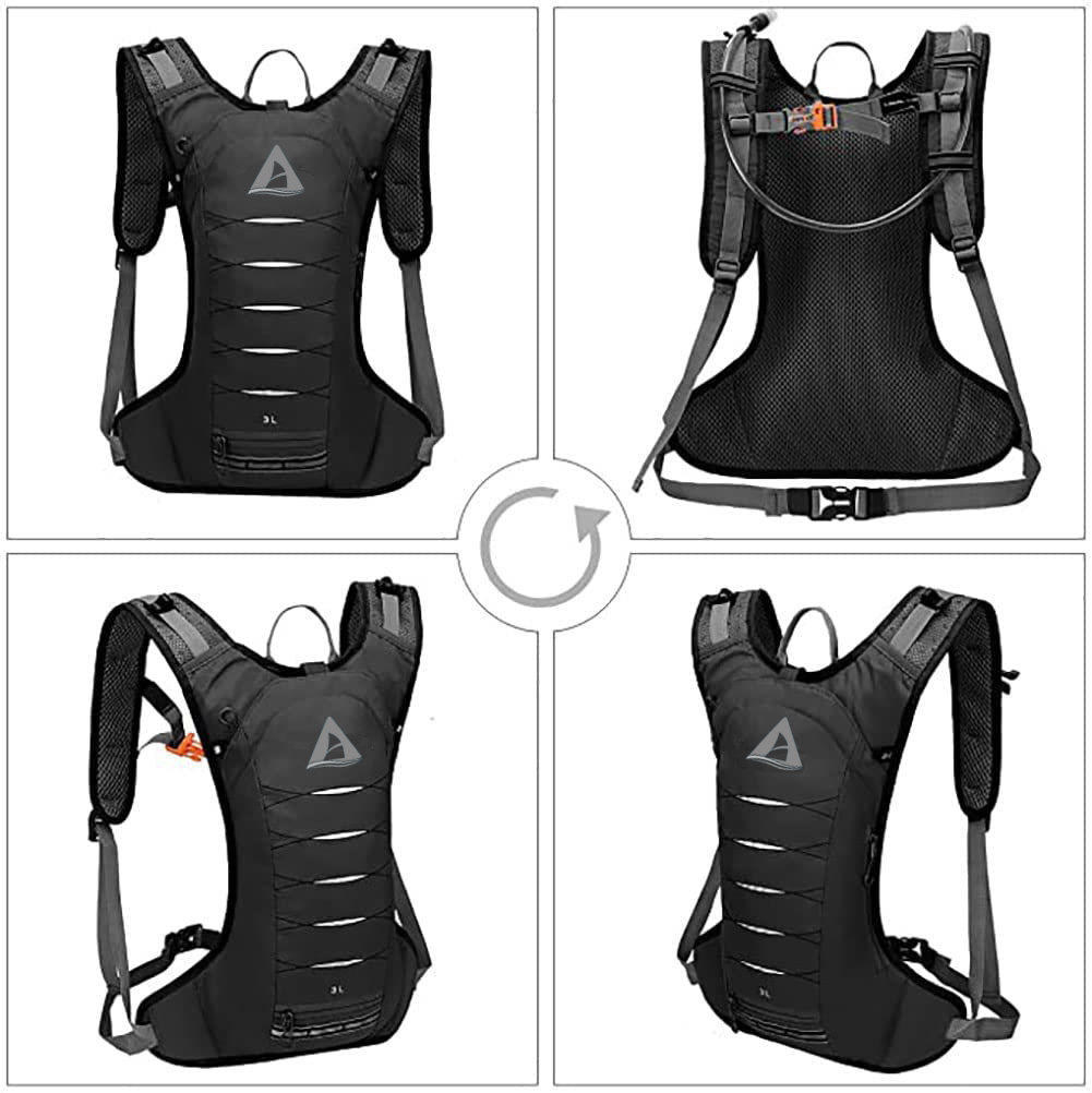 2021 Bolsa para montar en bicicleta al aire libre Senderismo Deporte Hombres Ciclismo Paquete para correr Mochila de hidratación resistente Mochila de hidratación Bolsa