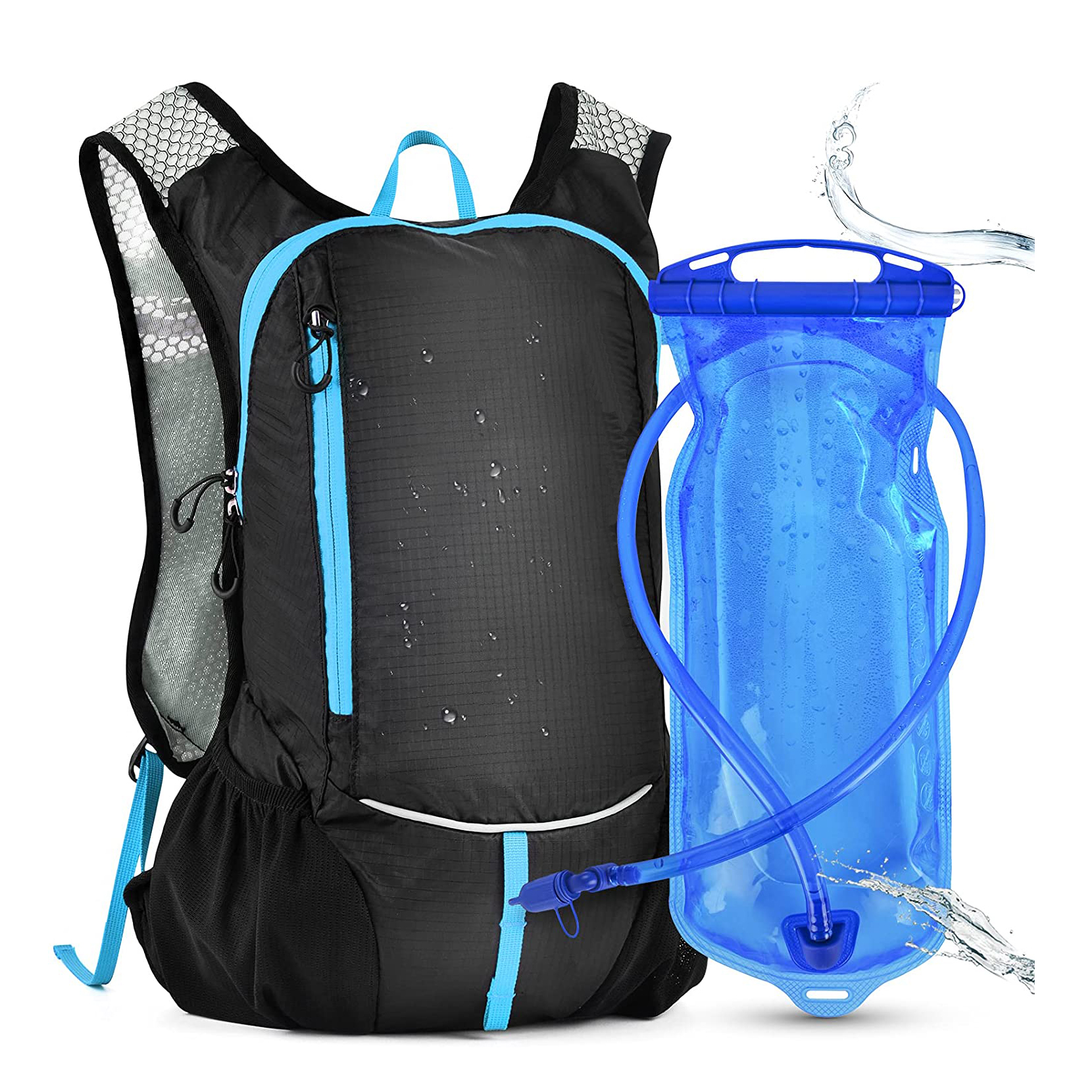 Bolsa para montar en bicicleta al aire libre de alta calidad, senderismo, deporte, hombres, ciclismo, mochila para correr, mochila de hidratación resistente, mochila de hidratación