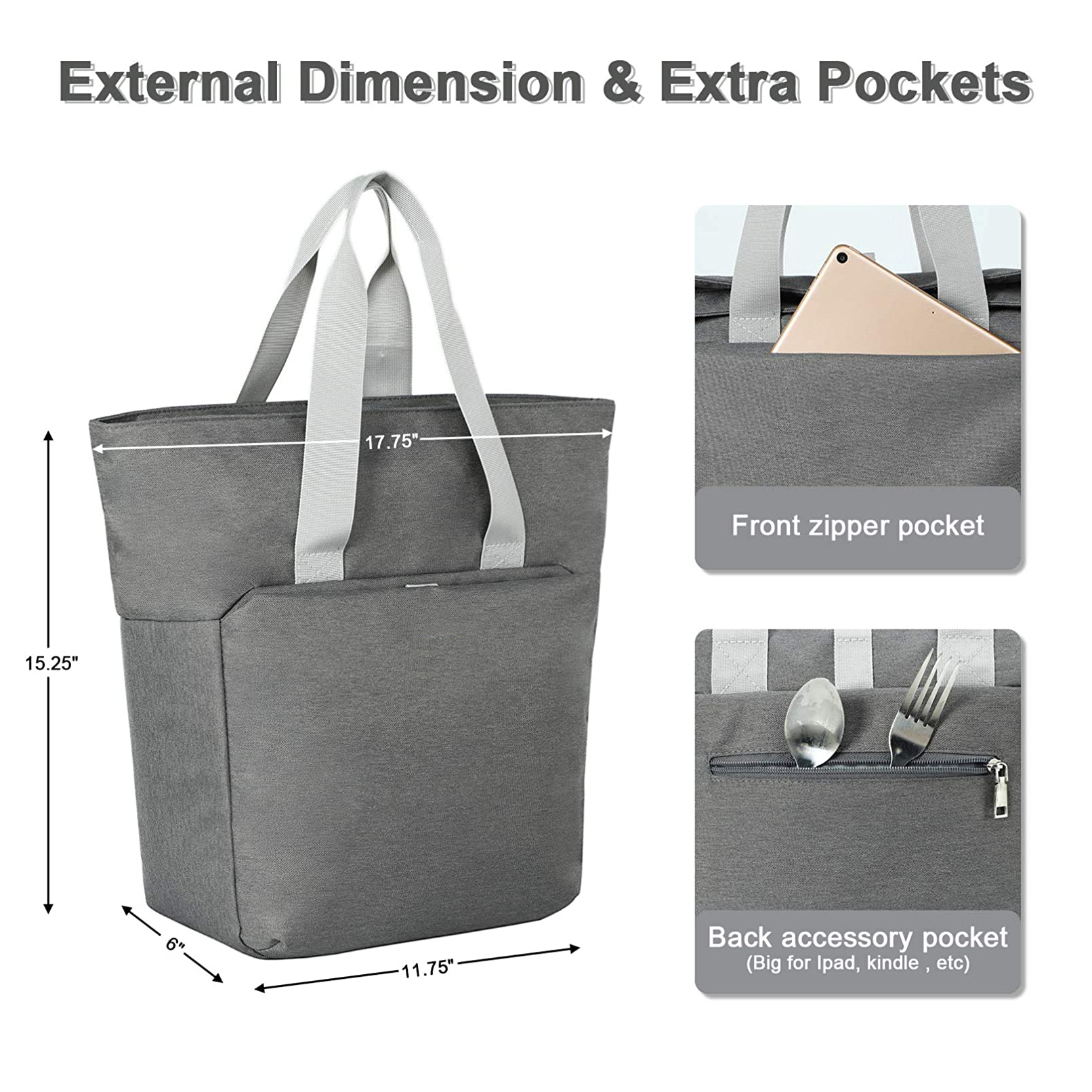 Bolsa portátil Bolsa de picnic Refrigerador Mochila Bolsas enfriadoras de alimentos Bolsa de nevera Suministros isotérmicos para acampar Almuerzo térmico Bolsa térmica aislada para alimentos Bolsa enfriadora para exteriores