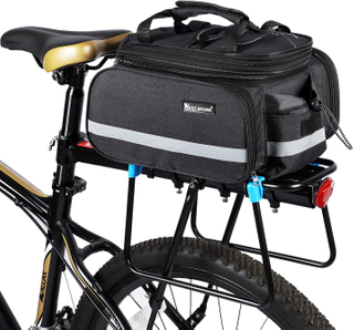 Bolsa de transporte para bicicleta de viaje impermeable profesional impermeable bicicleta de montaña bicicleta de carretera doble alforja bolsa trasera portabicicletas bolsa de viaje para marco