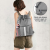 Bolsa de mochila con cordón con cuerda de comparación de zapatos Cinch Sackpack para unisex