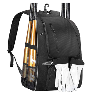 Mochila de béisbol de gimnasio para hombres bolsas de fútbol con ballcompartment y compartimento de zapatos para béisbol, fútbol, ​​entrenamiento de voleibol