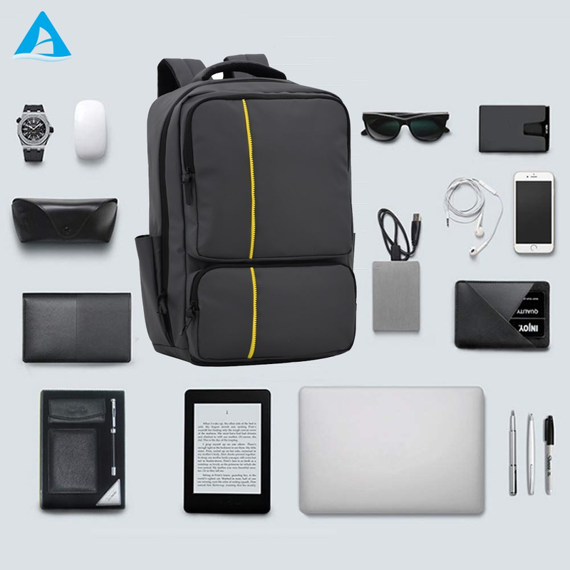 Mochila de negocios de moda mochila grande Carrera en la mochila impermeable al aire libre Rucksack casual Daypack Fit de 14 pulgadas para computadora portátil mochila