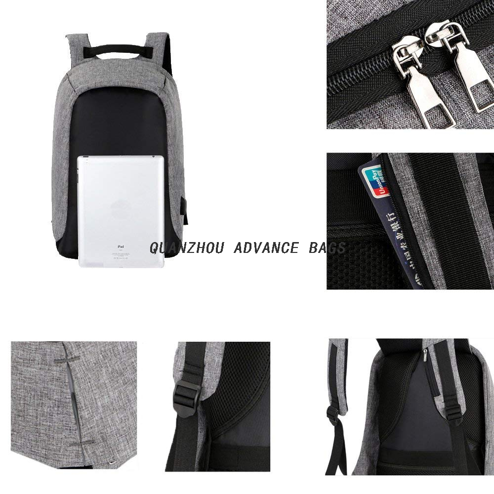 2021 Advance Mochila antirrobo para viajes y negocios Mochila USB Charginig Mochila para deportes y ocio al aire libre Mochila para computadora portátil