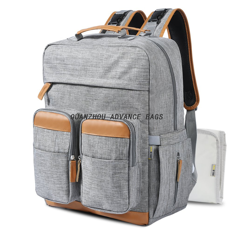 Bolsas de bebé multiusos plegables de fábrica, mochilas para pañales de viaje para bebés, mochilas para pañales para bebés