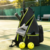 Bolsas portátiles unisex para raquetas de tenis y Pickleball, diseño Triangular, Material de poliéster, resistente al agua, capacidad de 30-40L, uso deportivo