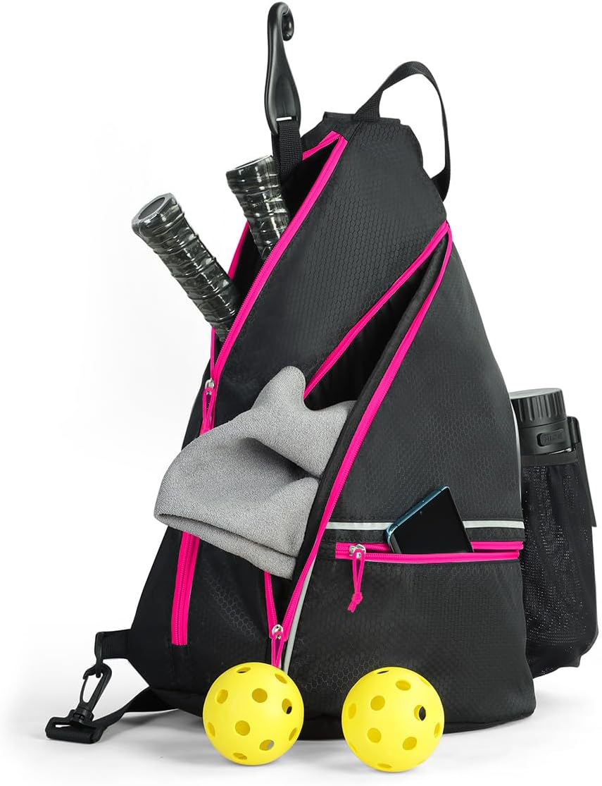 Bolsas portátiles unisex para raquetas de tenis y Pickleball, diseño Triangular, Material de poliéster, resistente al agua, capacidad de 30-40L, uso deportivo