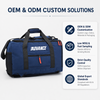Mochila de viaje 2 en 1 personalizada de fábrica, bolsa de gimnasio deportiva de gran capacidad con almacenamiento multibolsillo para actividades al aire libre