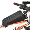 Fabricante, venta directa, equipo de ciclismo negro, bolsa impermeable para tubo superior de bicicleta de carretera, bolsa de cuadro frontal para bicicletas para todas las estaciones